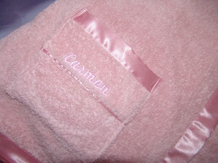 Embroidered Towel Wrap